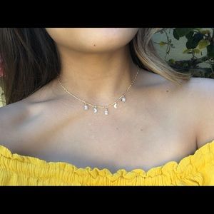 Moonstone Necklace / Moon Choker / Crystal Jewelry